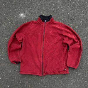 Timberland Men's Red and Burgundy Jacket
